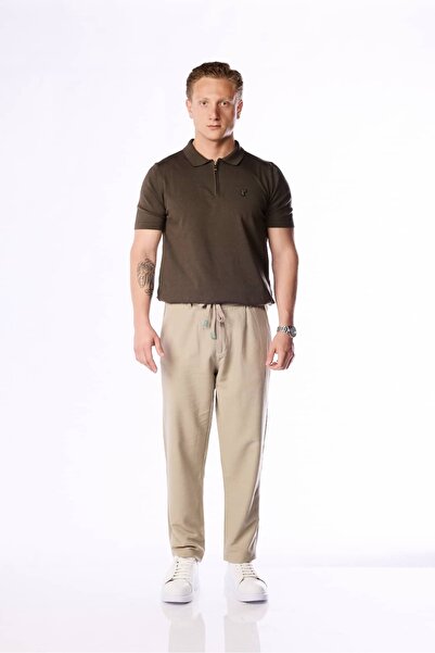 Hersley بنطلون كتان فاخر كلاسيكي للموسم الجديد