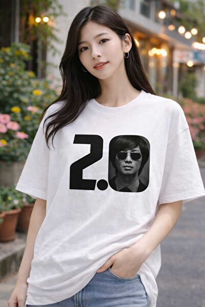 puolikuu Arirang World Tour BTS Baskılı Oversize Tshirt