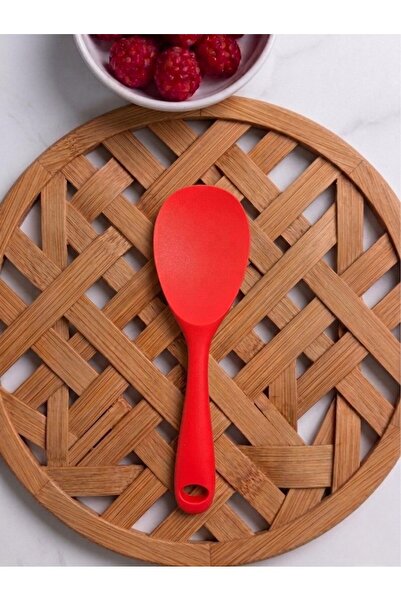Razmo Ultra Hard Tip Silicone Rice Spoon High Heat Resistant Fireproof Non-St...
