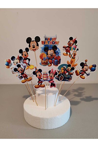 Handmade SET CAKE TOPPER Tematica Mickey Mouse