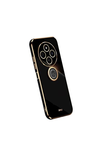 Xinli Straight Θήκη Σιλικόνης με Δαχτυλίδι Black (Xiaomi Redmi 14C 4G/Poco C7...