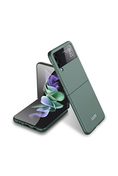 GKK Ultra-thin Full Coverage Σκληρή θήκη Green (Samsung Galaxy Z Flip3 5G)