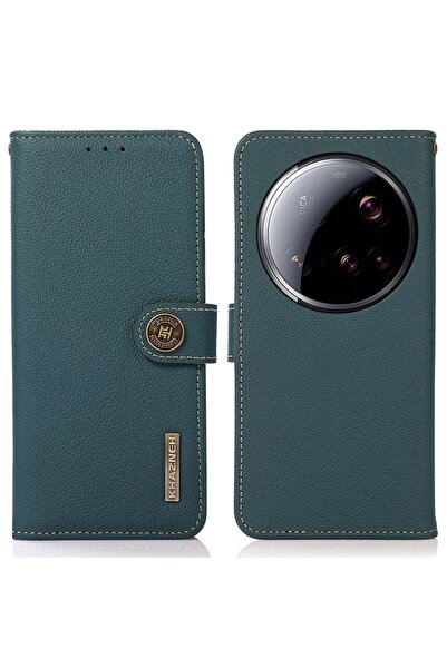KHAZNEH Δερμάτινη Θήκη Πορτοφόλι Green (Xiaomi 15 Ultra 5G)