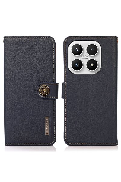 KHAZNEH Δερμάτινη Θήκη Πορτοφόλι Blue (Xiaomi 17 5G)