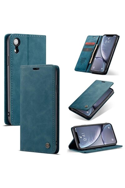 Caseme 013 Retro Θήκη Βιβλίο Blue (Apple iPhone Xr)