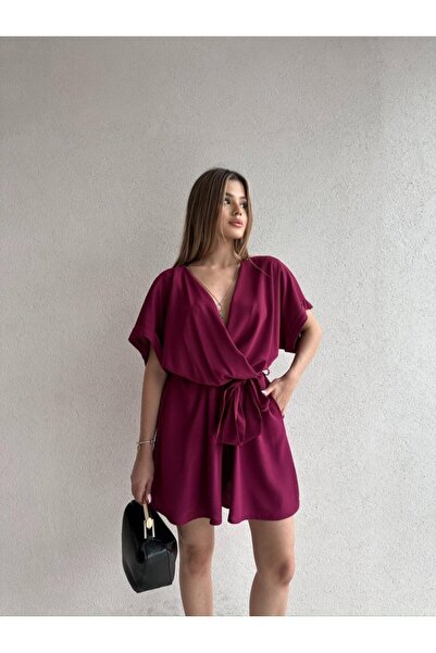 Klex Tek Omuz Çiçek Detaylı Geniş Paça Tulum 5094