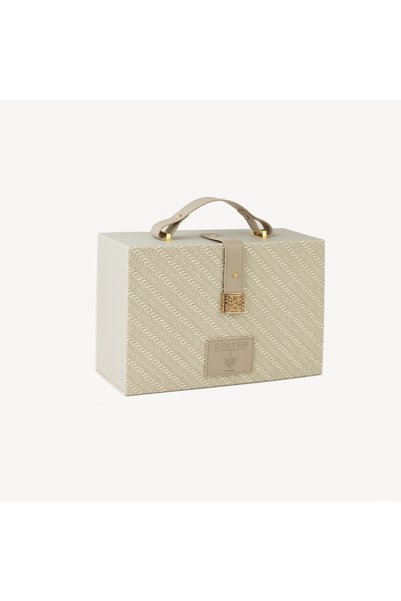 Shayen Paris Parisian Ivory Premium Makeup Bag and Gift Box