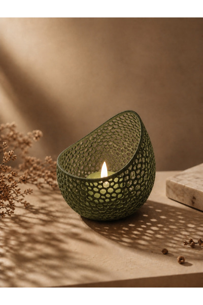 triora Moonlight Tealight mumluk :Modern Tealight Mumluk 3D Baskı Dekoratif M...