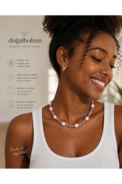doğaltaşboncukişleri Summer Necklace
