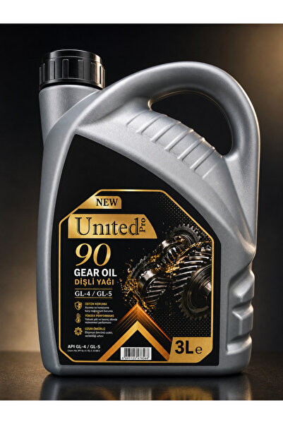 United Pro 90 Numara Dişli Yağı 3 LT -Asansör Şanzıman Dişli Yağı