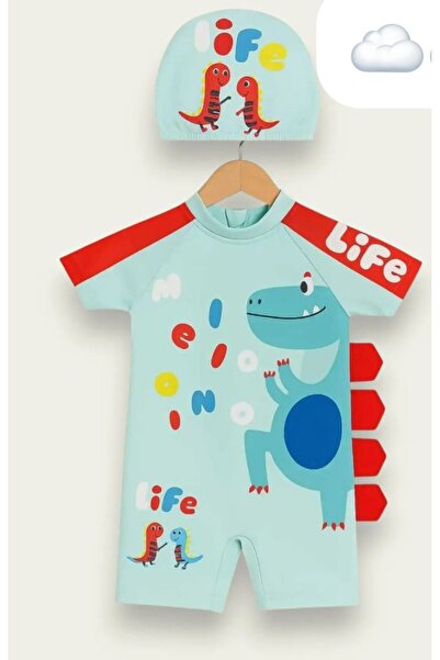 mikam COSTUME DE BOT PENTRU PLAJĂ UNISEX PENTRU COPII ȘORT BONELI CU fermoar
