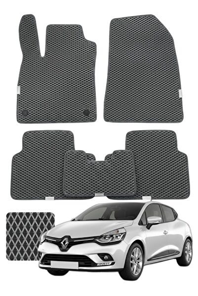 Evanotion Renault Clio 4 2012-2019 Özelleştirilebilir Premium Eva Oto Paspas ...