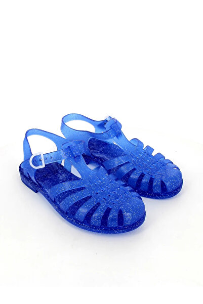 MEDUSE Sun Cobalt Paillete - Lacivert Simli Kadın Sandalet