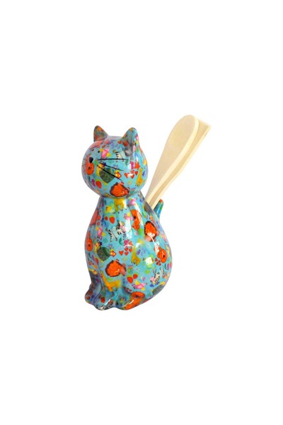 Pomme Pidou Caramel Kedi Kaşıklık Mavi