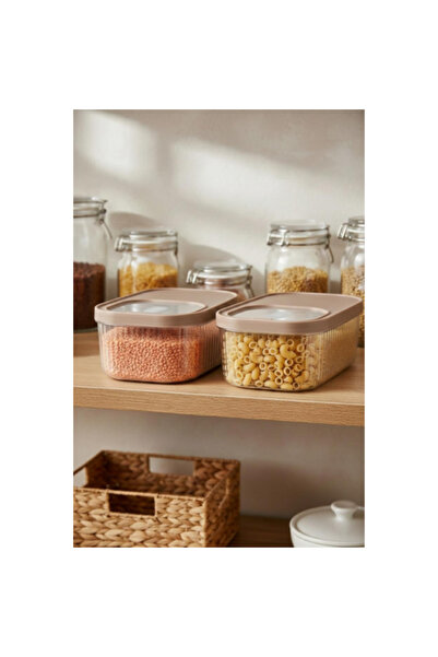 OSKA GLOBAL 2-Piece 5 Lt Multibox Mink Sliding Lid Storage Container & Food C...