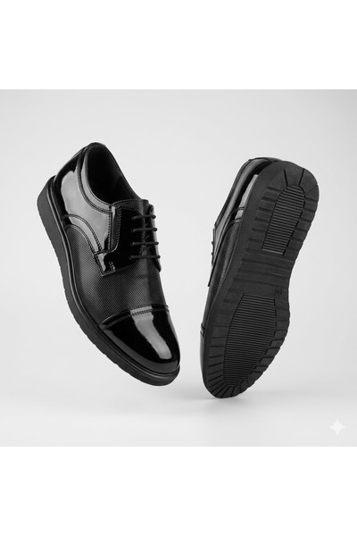 Prego (Stilloni) Genuine Leather Eva Light Sole Men's Casual Shoes Patent Lea...