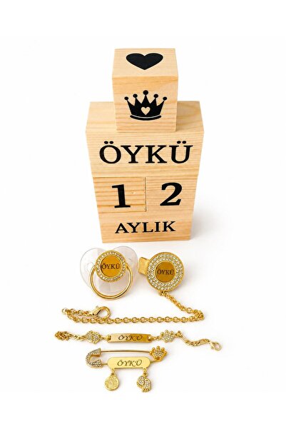 Shopfocus KİŞİYE ÖZEL İSİMLİ-0-18 AY KULLANIMA UYGUN EMZİK-EMZİK ZİNCİRİ EMZİ...