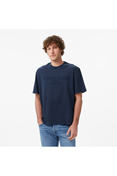 Tommy Hilfiger New Classics Erkek Lacivert T-Shirt