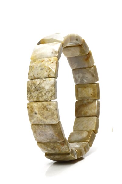 ILGIN DOĞAL TAŞ TAKI Original Coral Fossil Stone Bracelet |   Floral Patterne...