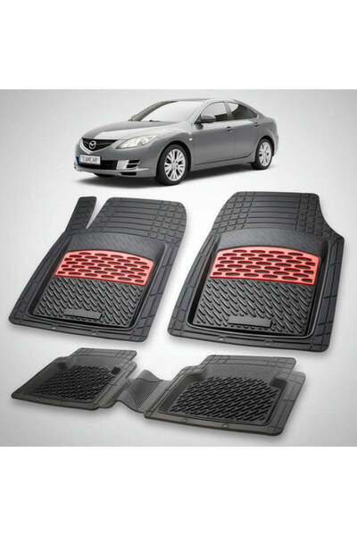TEAMCAR Mazda 6 GH Sedan 2008-2010 Floor Mats | Red Edition – TeamCar®
