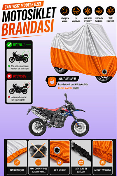Cemku Twin غطاء محرك متوافق مع Aprilia SX 125 باللون الرمادي من الأعلى والبرت...