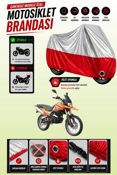 Cemku Twin Top Gray - Bottom Red Kadırga Kd-250Gy Compatible Engine Tarpaulin...