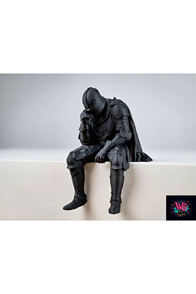 Thinking Knight Computer Safe Accessory - Player Desk Decorative Trinket and Gamer Room Decoration