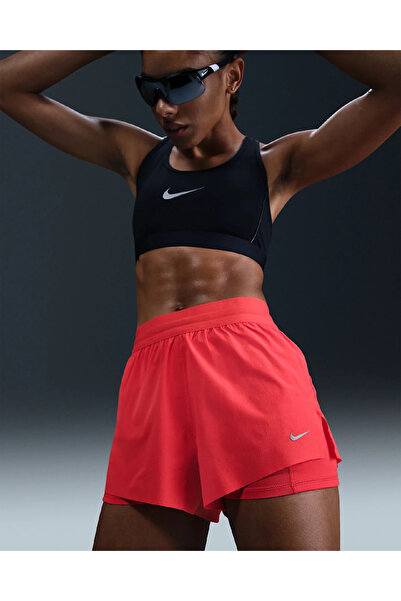 Nike Swift Dri-Fit High Waist 2-in-1 Running Kadın Şort REDSPORT