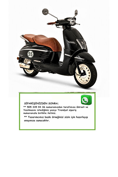 MOD UV BASKI FOLYO ETİKET DJANGO VE DİĞER MOTORLAR AKSESUAR (2 adet)