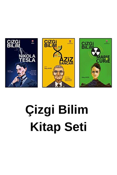 TÜRKİYE İŞ BANKASI KÜLTÜR YAYINLARI Aziz Sancar - Nikola Tesla - Marie Curie ...