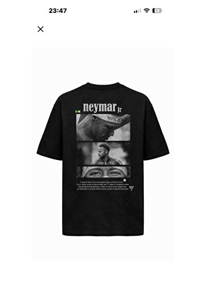 FM Neymar JR baskılı T-SHİRT