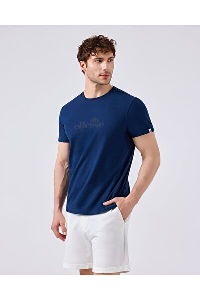 Ellesse Logo Printed 100% Cotton Regular Fit Crew Neck t Shirt Men's t Shirt ...