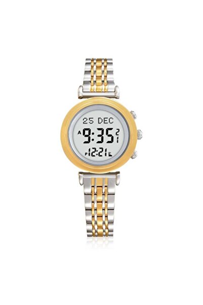 OMES Al-Harameen Women's Wrist Watch HA-6314 - Gold and Silver