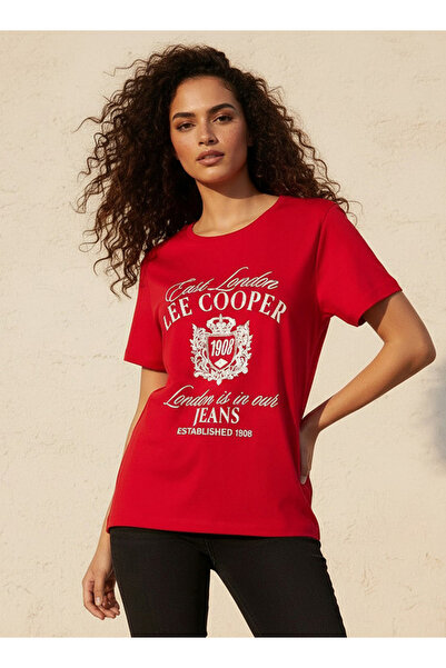 Lee Cooper Relaxed Fit Cotton T-shirt with Print