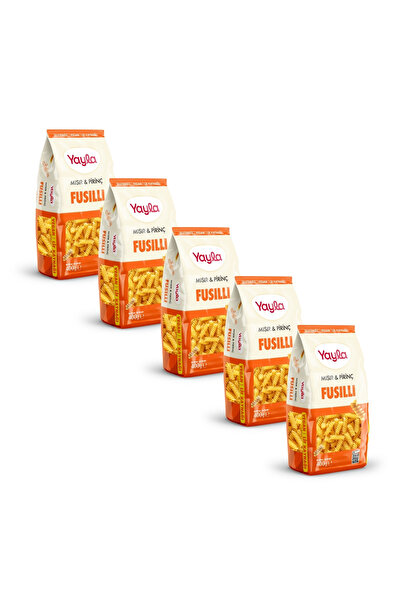 Yayla Mısır ve Pirinç Fusilli Makarna 400 g x5