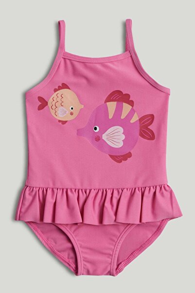 MOTHERCARE ملابس سباحة على شكل سمكة وردية