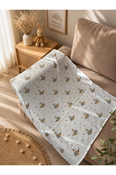 Letizia 100x110 DESENLİ MÜSLİN PİKE