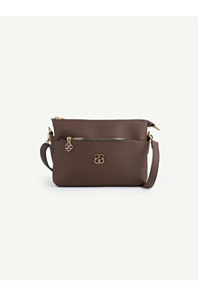 Nudia Hub Model Multi-Compartment Zippered Women's Handbag Shoulder Bag