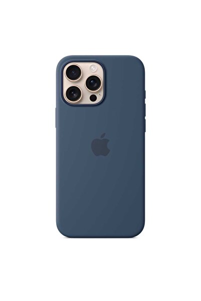 Apple iPhone 16 Pro Max Silicone Case with MagSafe, Denim