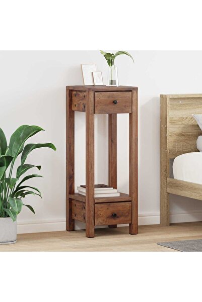vidaxl Suport pentru plante Maro 30 x 30 x 80 cm Lemn de mahon