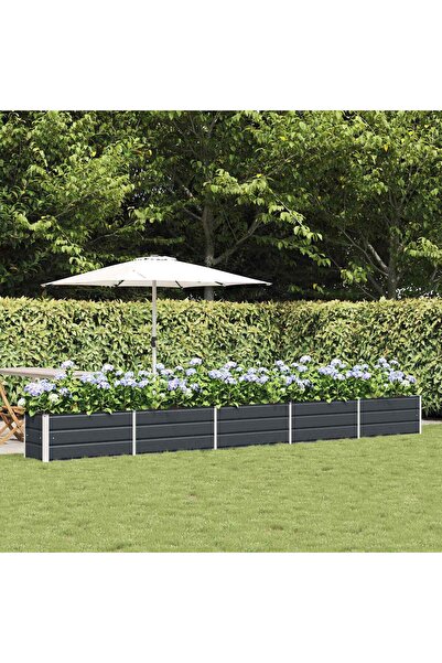 vidaxl Jardiniera Antracit 480 x 50 x 45 cm Otel Galvanizat