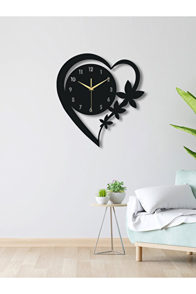 Enova Art Kalpli Metal Duvar Saati, Minimal Tasarım, Ev Ofis için Hediyelik D...
