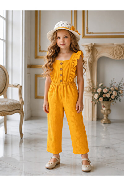 leora kids store Kız çocuk tulum ve şapka set
