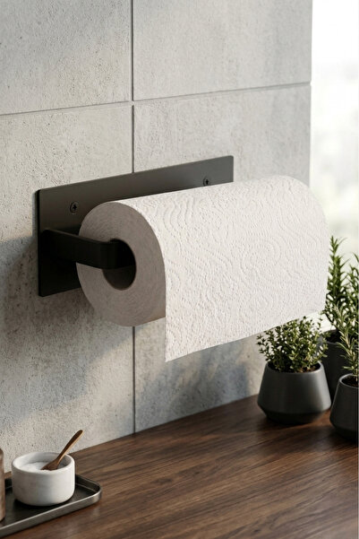 ZenoraHome Paslanmaya Dayanıklı Metal Kağıt Havluluk Mutfak ve Banyo Havluluğu