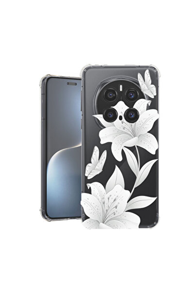 bestcase Husă Antișoc pentru Honor Magic7 Pro, Florală - Lotus Alb Elegant, 1...