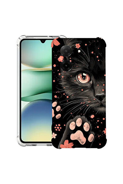 bestcase Husă Antișoc pentru Xiaomi Redmi A5 (171mm), Pisică Neagră, 3128371 ...