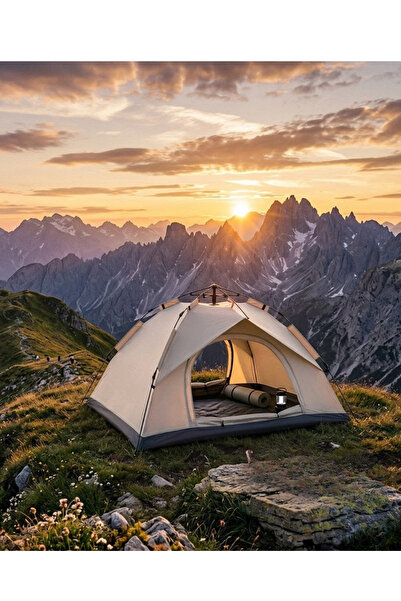 Lisinya Easy Setup Automatic Camping Tent 200X150 cm Portable Practical Tent -