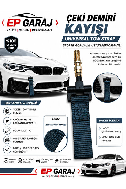 EP GARAJ OTOMOTİV UNIVERSAL ÇEKİ DEMİRİ KAYIŞI / TOW STRAP