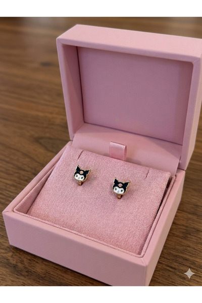 GMN COLLECTION YENİ SEZON ÇOCUK XUPİNG 14K FİGÜRLÜ GOLD HALKA KÜPE