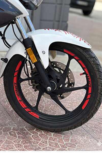 Banxtre Mondial Drift-L için 8 Parça Jant Şeridi Sticker Seti (Tüm Jantlara Y...